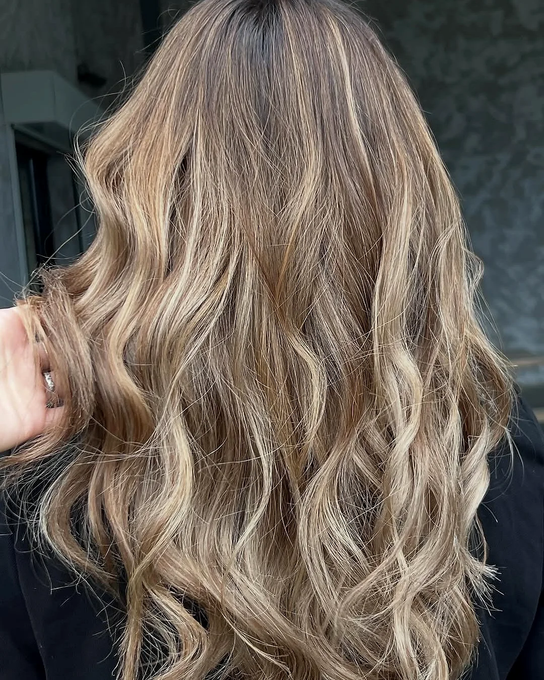 Blond réalisé avec la technique AirTouch