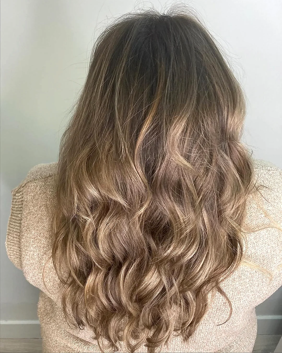 Balayage blond froid réalisé par JUSTY'L